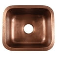thumbnail image 3 of Sinkology Orwell Copper 17" Single Bowl Undermount Kitchen Sink, 3 of 5