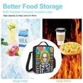 thumbnail image 5 of Beetlejuice Lunch Bag, Reusable Portable Lunch Tote Bag for Work Picnic, Insulated Thermal Lunch Box, Keep Food Fresh, 9.8x7.9x3.1 Inch, 5 of 8