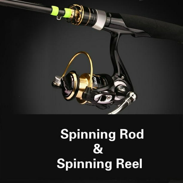 1.8-2.1m Fishing Rod Reel Sets Carbon Spinning Rod Fishing Reel