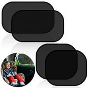 4 Pack Car Window Shades for Baby, Auto Sun Shiled for Blocking UV Ray Protecting Kids Pets Family- Baby Car Side Window Sun Shades