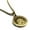 Gold, variant on Stainless Steel Laughing Buddha Good Luck Charm Round Medallion Pendant Necklace