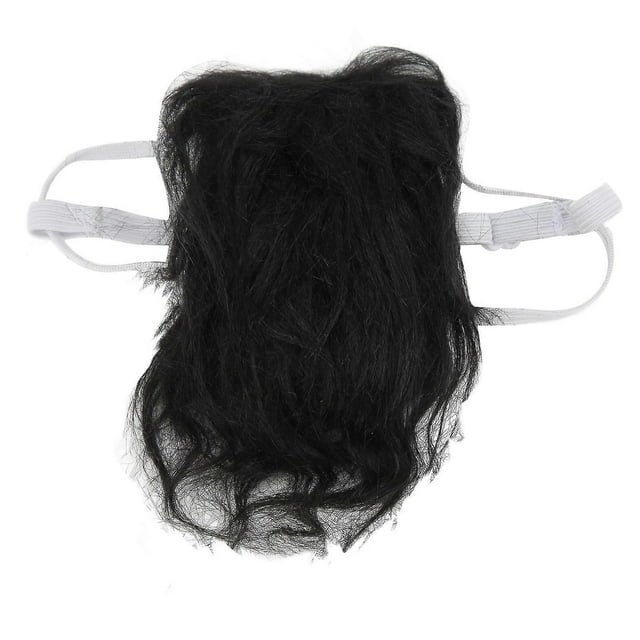 Pet Wig Pet Messy Hair Headdress to Wear Dress Up Halloween Supplies for Dogs and CatsBlack