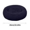 thumbnail image 3 of Dog Bed Cat Matters for Small Dogs Round Comfortable Sleeping Bed 11.81 Inch With Raised Rim Soft Filling Water Resistant Bottom, 3 of 5