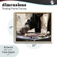 thumbnail image 4 of Stupell Industries Contemporary Golden Touch on DJ's Turntable Gold Floating Frame Canvas Art, 21 x 17, by Franklyn Gregory, 4 of 8