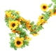 thumbnail image 5 of Simulación de vid de girasol artificial decoración floral de ratán colgante de pared para el hogar guirnalda de flores 4 piezas Methold HA7723-00B, 5 of 6