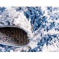 thumbnail image 6 of Rugs.com Athena Shag Collection Rug – 8' x 10' Blue Shag Rug Perfect For Living Rooms, Large Dining Rooms, Open Floorplans, 6 of 9