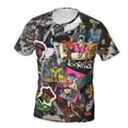 thumbnail image 2 of Gorillaz Men's Short-Sleeve T-Shirt Summer Casual Tee Top Breathable Crewneck T-Shirt Medium, 2 of 7