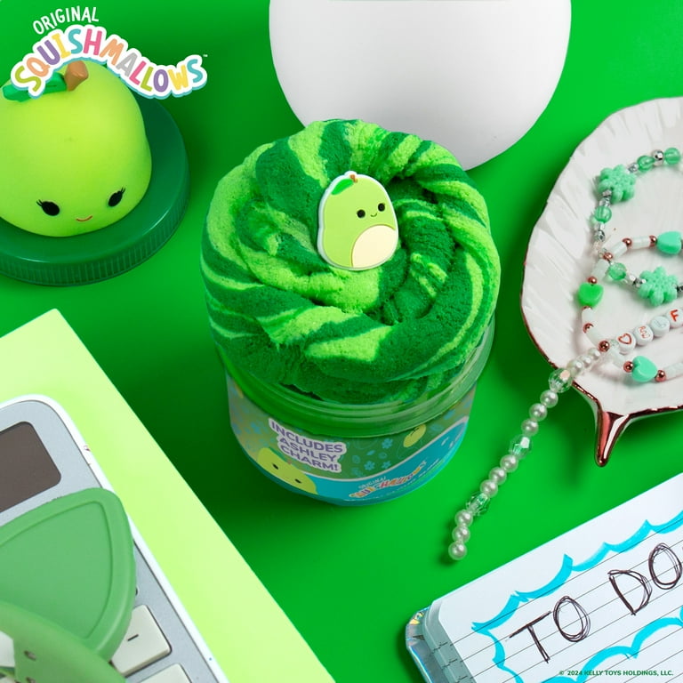 Squishmallows Ashley the Apple Cloud Slime with Glitter and Charm