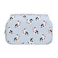 thumbnail image 2 of Disketp Cute Farm Cow Estuche de Lápices de Doble Capa con Tapa Abatible y Cremallera, Organizador Escolar para Adolescentes y Adultos, 2 of 7