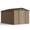 Brown, variant on 10 x 10 FT Sheds and Outdoor Storage with Lockable Doors and Snowproof for Backyard, Garden Shed with 4 Vents (Dark Gray)