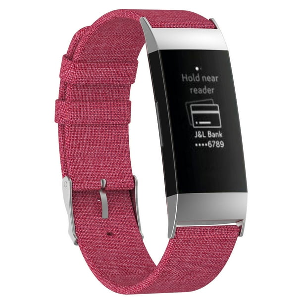Fitbit Charge 4 Nylon Strap 'Classic' (Black