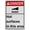 Warning Sign 1, variant on Weatherproof Vertical ANSI Hot Burn Sign (Hot surfaces in this area) 8 in" x 12 in" UV Resistant Indoor Outdoor Workplace Insdustrial Caution Warning Sign