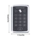 thumbnail image 3 of Cerradura de puerta de entrada sin llave con teclado, cerradura electrónica inteligente para puerta de entrada, teclados de pantalla táctil, cerradura de puerta, cerradura automática, compatible con 1, 3 of 9