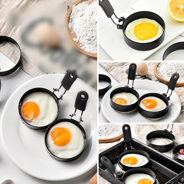 Boreal Craft 4 Types Stainless Steel Frying Egg Breakfast Egg Pancake Maker With Scald Handle Egg Rings Nonstick Pancake Poached Eggs Pan Slotted Spoons Poached Eggs Op101brn Toaster 2 Slides Sandwich