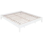 Bed Frame White King Universal Platform Bed