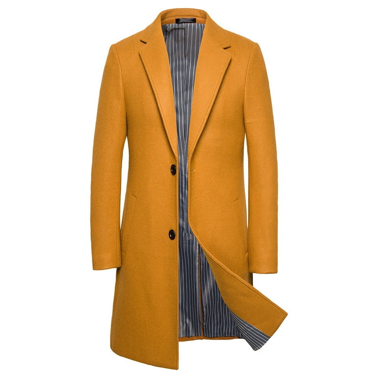 Fashion Solid Stand-Neck Single-breasted Woolen Coat Fashion Solid Stand-Neck Single-breasted Woolen Coat