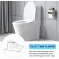 thumbnail image 3 of Huggegwe 2 Pcs Batteur de Réservoir de Toilette, Kit de Remplacement de Batteur de Toilette Haute Performance 3 Pouces, Anti-Fuite Joint en Caoutchouc de Remplacement avec Chaîne en Acier Inoxydable, Remplacement de Valve de Rinçage U2537-31955, 3 of 9