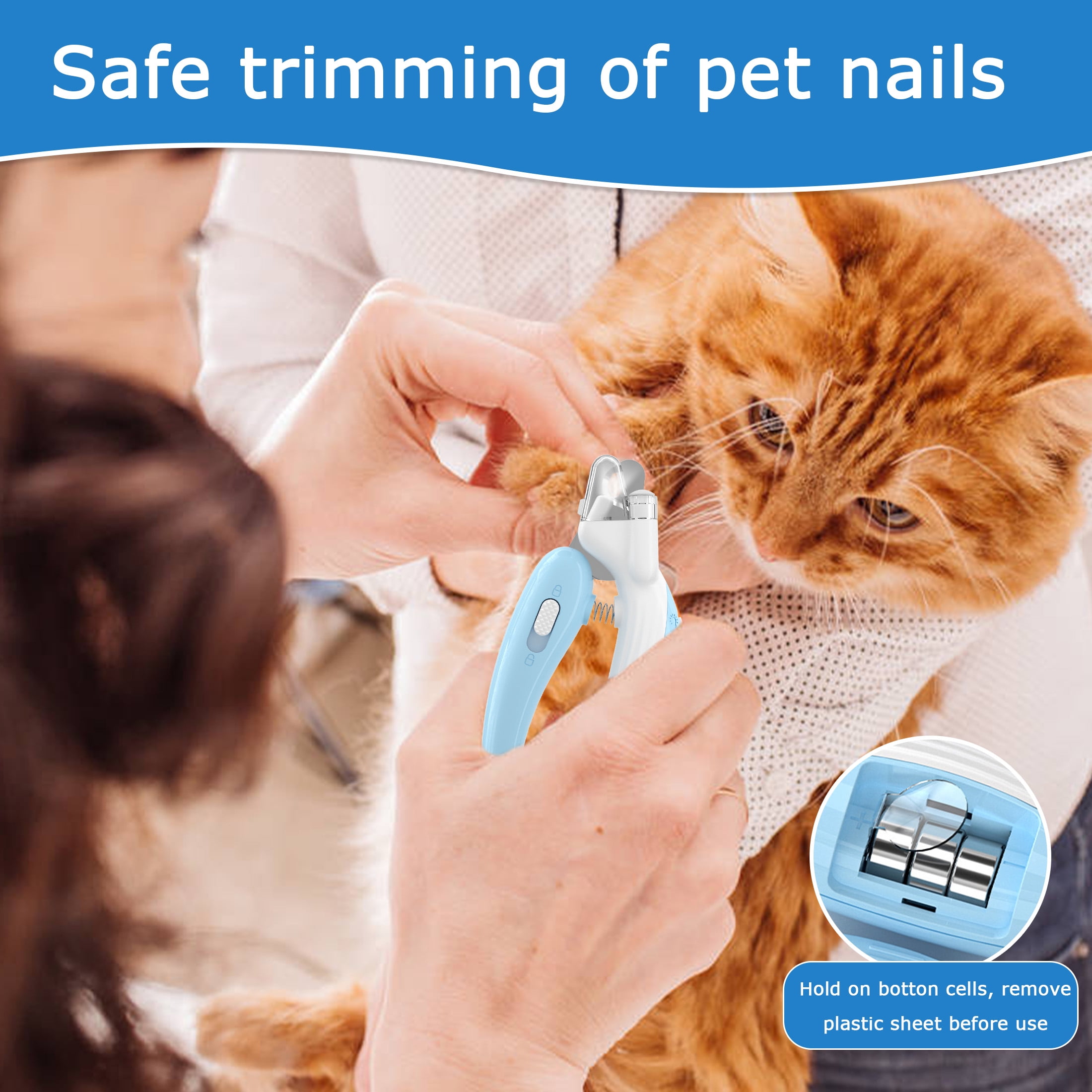 Nail Trimming Safe Cat Nail Clippers EOIVSH Cat Nail Clipper- Safe