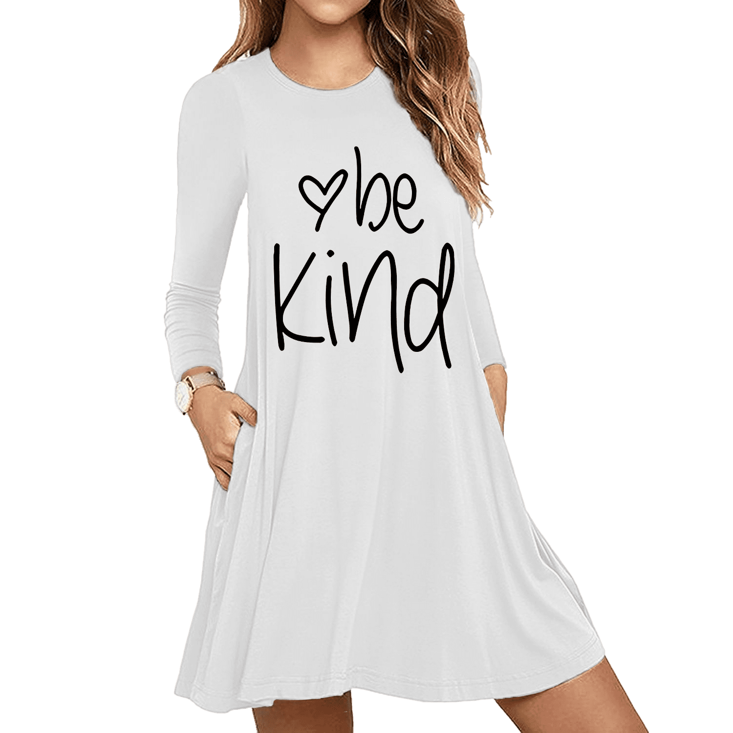 white t shirt dress walmart