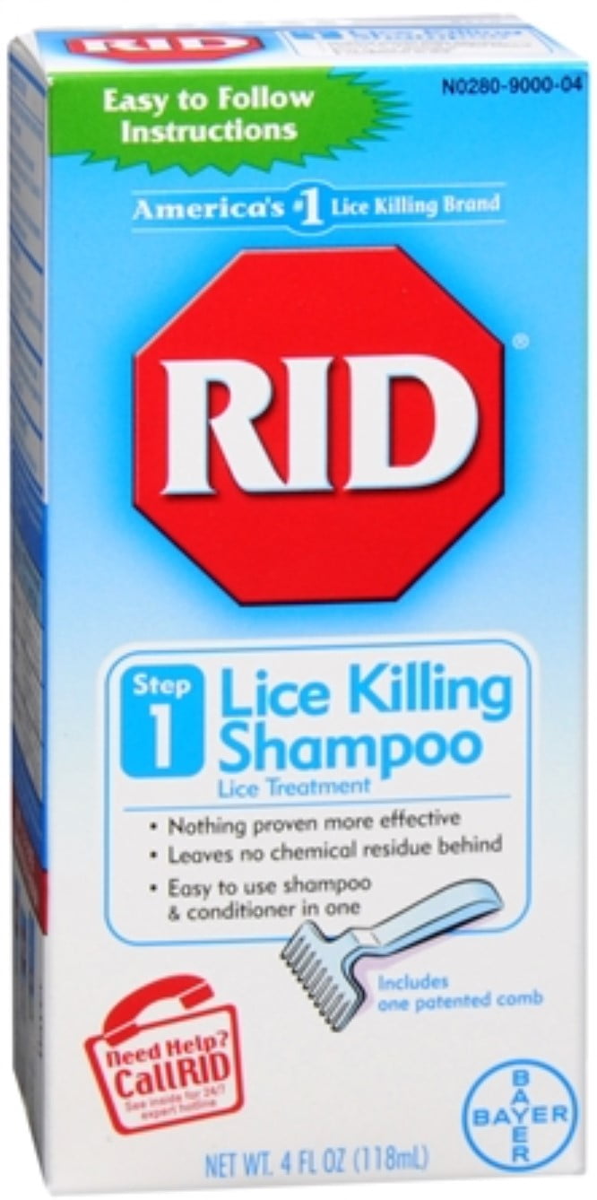 2 Pack RID Lice Killing Shampoo 4 oz
