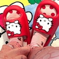 thumbnail image 2 of Sanrio-Zapatillas suaves de Hello Kitty para hombre y mujer, pantuflas de Pvc, antideslizantes, para interior y baño, exteriores, Verano, 2 of 6