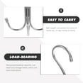 thumbnail image 2 of 2 Pcs Stainless Steel Hook Tie Scarf Belt Hanger Storage Shelves Underwear up Backpack Hooks Plain Tote Bag, 2 of 6