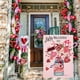 thumbnail image 4 of Bandera de jardín de San Valentín de doble cara | Decoración exterior de 30 x 45 cm | Decoración reversible de lino para San Valentín, ideal para patio y jardín, 4 of 5