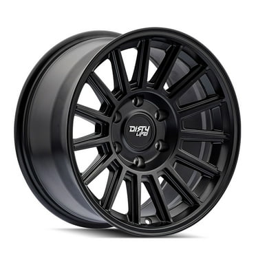17x8.5 Dirty Life Journey Matte Black Wheel 5x5 (0mm)
