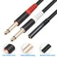thumbnail image 4 of Cable De Audio Cable divisor de audio de 3,5 mm hembra a macho de 6,35 mm 0,3 m para altavoces mezcladores Ehuebsd  Para estrenar, 4 of 9