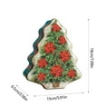 thumbnail image 3 of Meggemo Christmas Iron Tree Shaped Storage Can Santa Chocolate Container Decorative Organizer for Home Holiday, 3 of 6