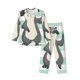 thumbnail image 1 of Balery Cute Raccoon Pijama para Hombre de Dos Piezas con Manga Larga, Conjunto de Dormir y Descanso Suave con Bolsillos-X-Large, 1 of 7