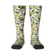 thumbnail image 1 of Fotbe Bees and Flower Calcetas Divertidas Estampadas para Hombre y Mujer, Calcetas de Algodón hasta la Rodilla para Caminar, Correr, Enfermería y Embarazo, 1 of 6