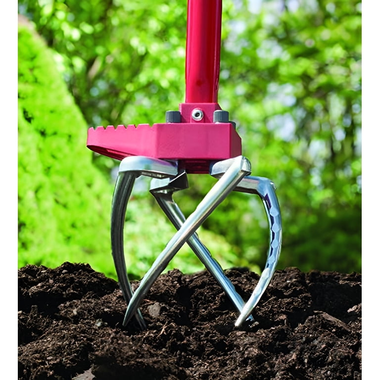 Garden Weasel, Claw Pro, 91334, No Bending Handle for Heavy Soils