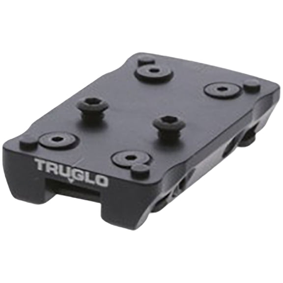 TRUGLO Universal Shotgun Vent Rib Red Dot Mount Docter Pattern Matte Black
