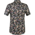 thumbnail image 2 of SSLR Mens Hawaiian Shirts Short Sleeve Casual Button Down Shirts, 2 of 7