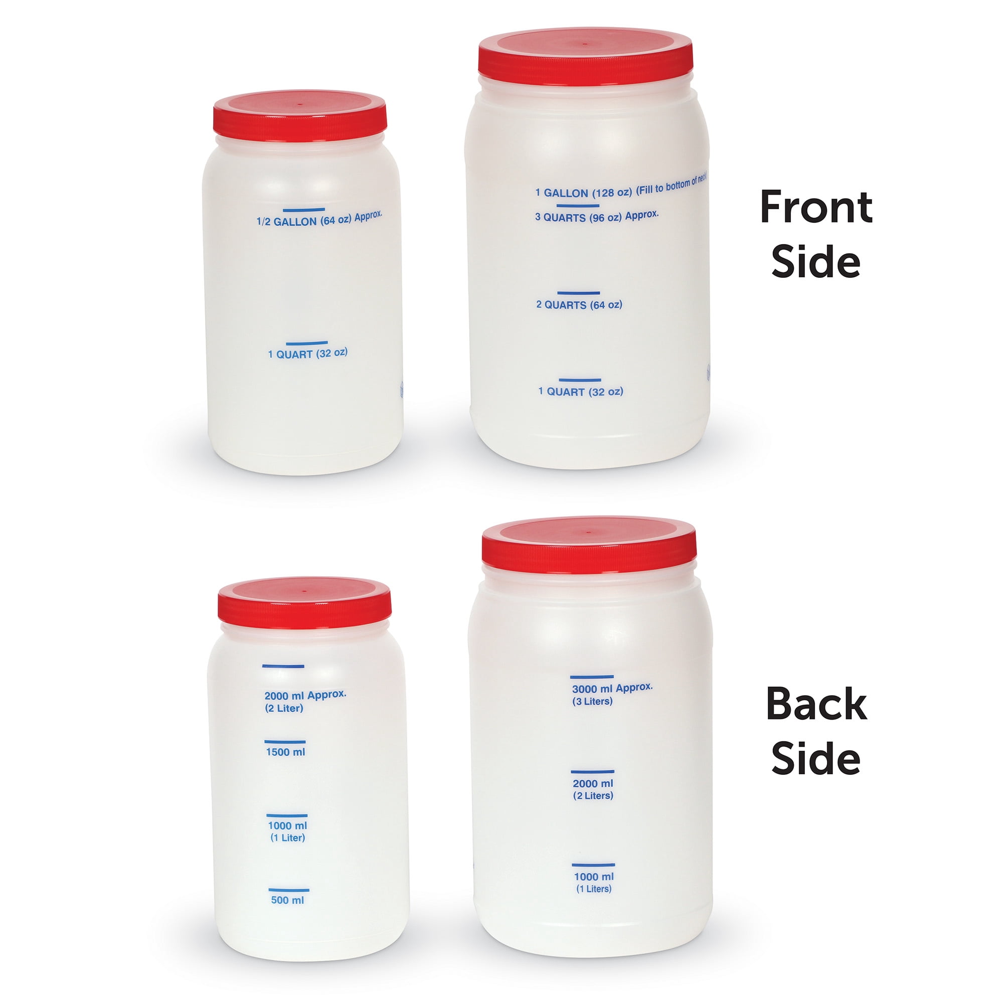 Learning Resources Measuring Jars, Science Classroom Supplies, Set of 5, Ages 5, 6, 7+