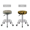 thumbnail image 5 of KLL Sunflower 6 Round Bar Chair Cushion Cover 12 inch ,Bar Stool Protector with Elastic, Soft Washable, 5 of 6
