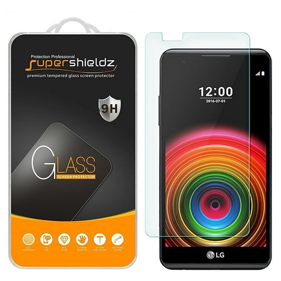 [1-Pack] Supershieldz for LG X Power Tempered Glass Screen Protector, Anti-Scratch, Anti-Fingerprint, Bubble Free