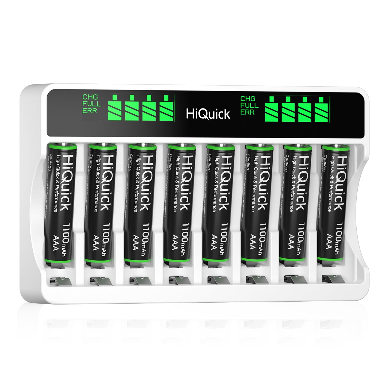 2x 280mAh Ni-Mh 9V Rechargeable Battery Charger For 9-Volt AA AAA NiMH NiCD 