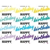 1 Pack, Krista's Birthday Wrapping Paper 26" x 417', Half Ream Roll for Party, Holiday & Events, Made in USA