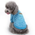 thumbnail image 5 of UDIYO Winter Warm Woolen Yarn Knit Dog Cats Sweater Pullover Jacket Coat Pet Clothes, 5 of 7
