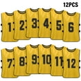 thumbnail image 1 of Chaleco 12 PCS Adultos Fútbol Pinnies Jerseys del equipo de fútbol de secado rápido Deportes juvenil Tomshoo Chaleco, 1 of 7