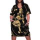 thumbnail image 1 of ¡No creo que quiera jugar! Vestido colgante con bolsillos para mujer ropa para mujer vestidos de moda, 1 of 7