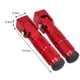 thumbnail image 3 of Reposapiés universales con estilo Reposapiés trasero plegable antideslizante Pedales compatibles rojo, 3 of 8