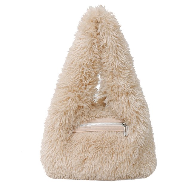 Bolso Felpa para Axila Hombro Peludo Y Esponjoso Con Difuso Mujer