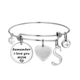 thumbnail image 1 of TINGN Initial Bracelets Mom Birthday Gifts from Daughters Remember I Love You MOM Charm Bracelets, 1 of 5