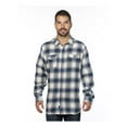 thumbnail image 1 of Burnside Yarn-Dyed Long Sleeve Flannel Shirt Size up to 4XL, 1 of 4
