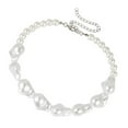 thumbnail image 3 of hengtong 3xClassic Baroque Faux Special Shaped Pearl Choker Necklace for Pcs, 3 of 9