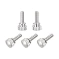 thumbnail image 1 of Tornillos moleteados M4x12mm Unique Bargains Latón Niquelado 5uds, 1 of 4