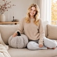 thumbnail image 7 of Halloween Pumpkin Throw Pillow, Ultra Soft Faux Lambswool, 7.9 Inch 11.0 Inch 1 Pack Plush Decorative Cushion, For Sofa Couch Bedroom Home Party Halloween Harvest Festival Decor, 7 of 7